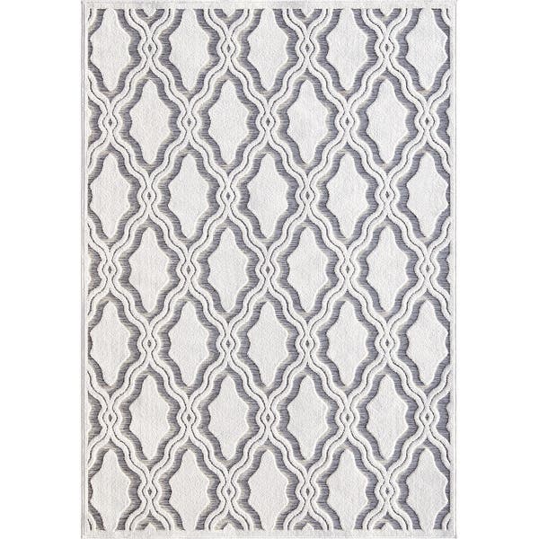 Diseño Texas  Cotton natural/gray 120x165